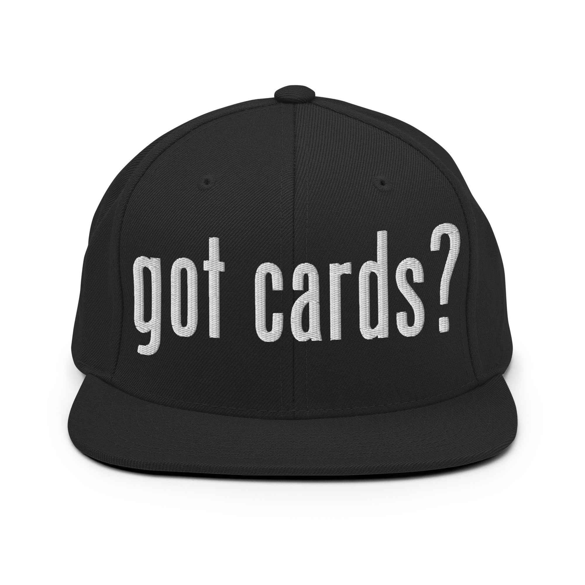 got cards? Snapback