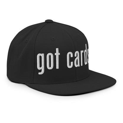 got cards? Snapback